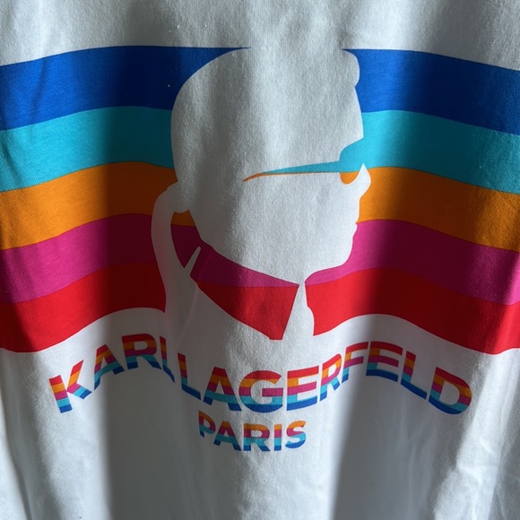 KARL LAGERFELD NWT TEE T SHIRT Large - Picture 5 of 7